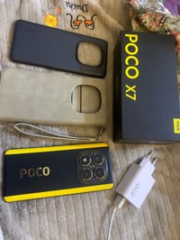 * الجهاز: بوكو  (POCO X7) نظيف وبدون أي خدش أو كسر، محافظ عليه ومستخدم...