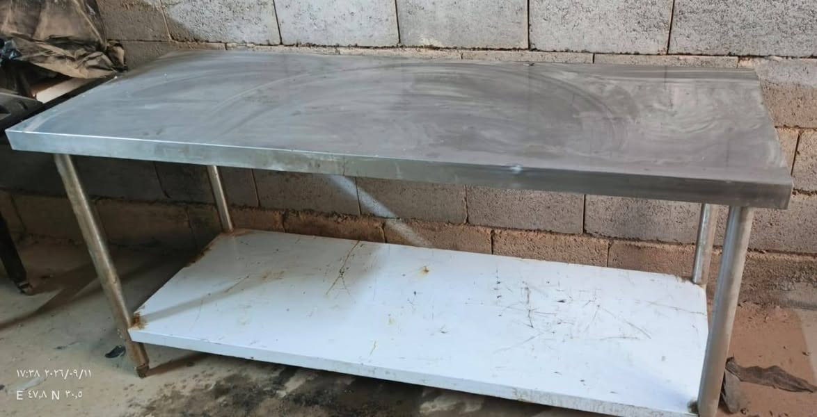 كريل بركر اخو الجديد مع كامل ملحقاته سعره 225الف
وميز ستيل اصلي سعره 160الف
اثنينهن تفصال اصلي وجديد استعمال اقل الشهرين
والاسعار بيهن مجال للشراء ورجاءً عدم الكسر بل سعر
للتواصل واتساب اضغط لإظهار رقم الهاتف
***********

نص مكتوب في الصور:
- ١٧:٣٨ ٢٠٢٦/٠٩/١١
- ٤٧,٨ E N ٣٠,٥