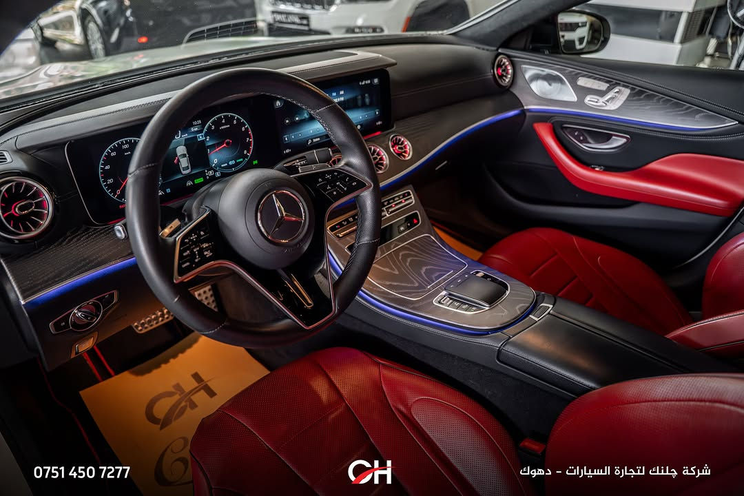 Mercedes-Benz CLS450 4MATIC

السنة: 2022
الممشى: 63,000 كم
الحالة: USA
الحالة الخارجية: بابان مصبوغان
الموقع: دهوك

المحرك ونظام الدفع:

* محرك 6 سلندر خطي 3.0 لتر Turbo
* نظام Mild Hybrid EQ Boost
* القوة: 362 حصان
* العزم: 500 نيوتن متر
* ناقل حركة أوتوماتيك 9 سرعات 9G-TRONIC
* نظام دفع 4MATIC
* تسارع 0–100 كم/س: حوالي 4.8 ثوانٍ

المواصفات:

* شاشة MBUX
* عدادات رقمية
* Apple CarPlay + Android Auto
* كاميرا خلفية
* حساسات أمامية وخلفية
* مقاعد جلد
* مقاعد أمامية كهربائية مع ذاكرة
* تدفئة المقاعد
* فتحة سقف
* Ambient Lighting
* دخول وتشغيل ذكي
* مصابيح LED
* جنوط ألمنيوم
* أنظمة أمان ومساعدة السائق

📞 ***********
شركة جلنك وليد صبري – دهوك

#Chalank_cars_duhok

نص مكتوب في الصور:
- *********** CH شركة چلنك لتجارة السيارات - دهوك