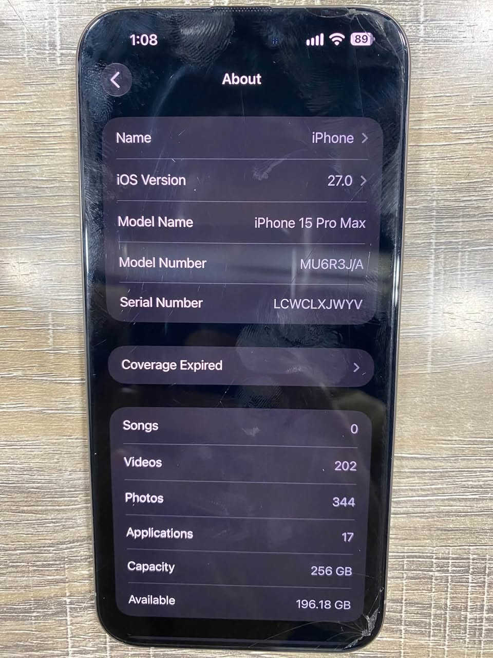ايفون 15 برو ماكس • امريكي • بطارية ٨٣%