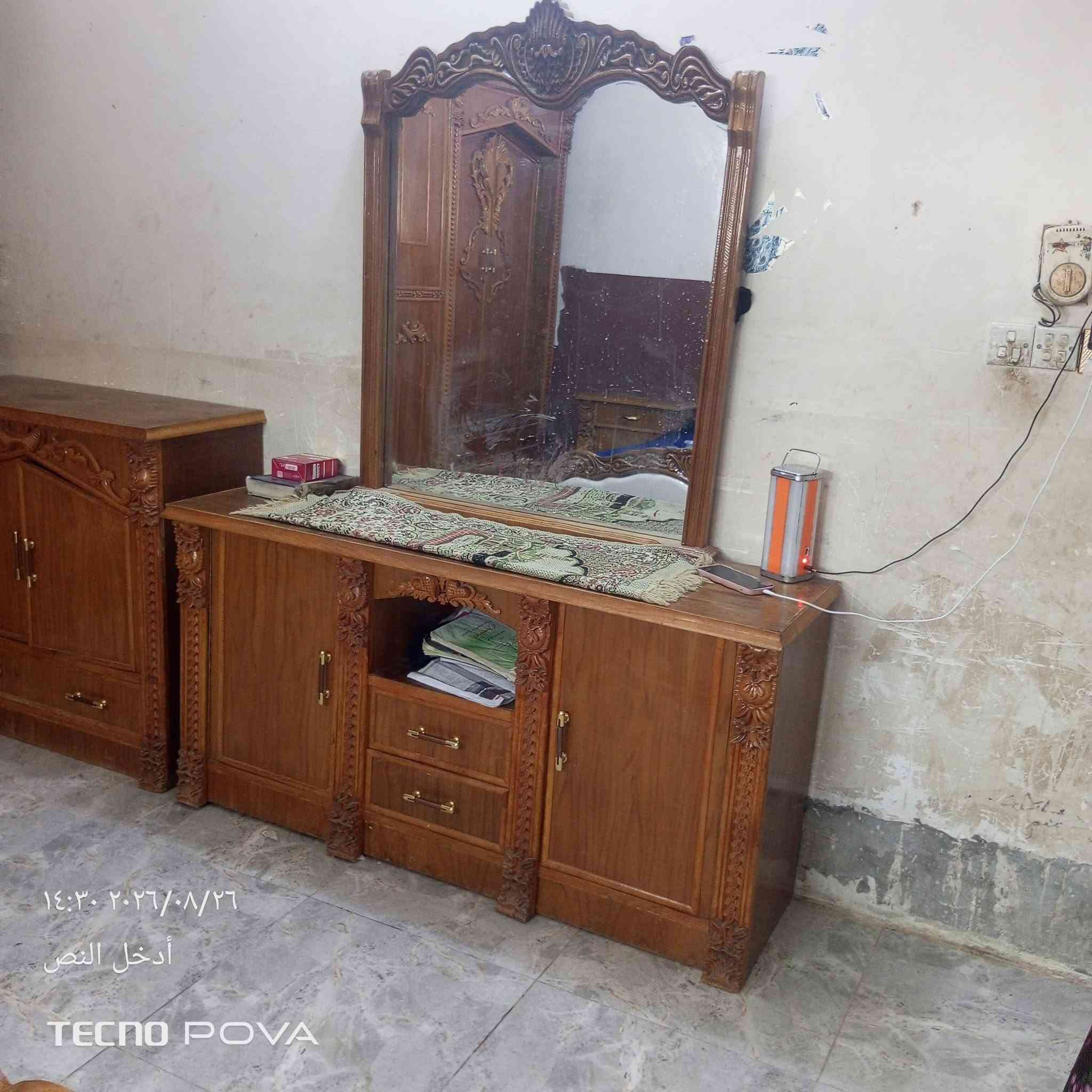 سلام عليكم عندي غرفت خشاب للبيع
مستخدمه لشراي اتصال ***********
