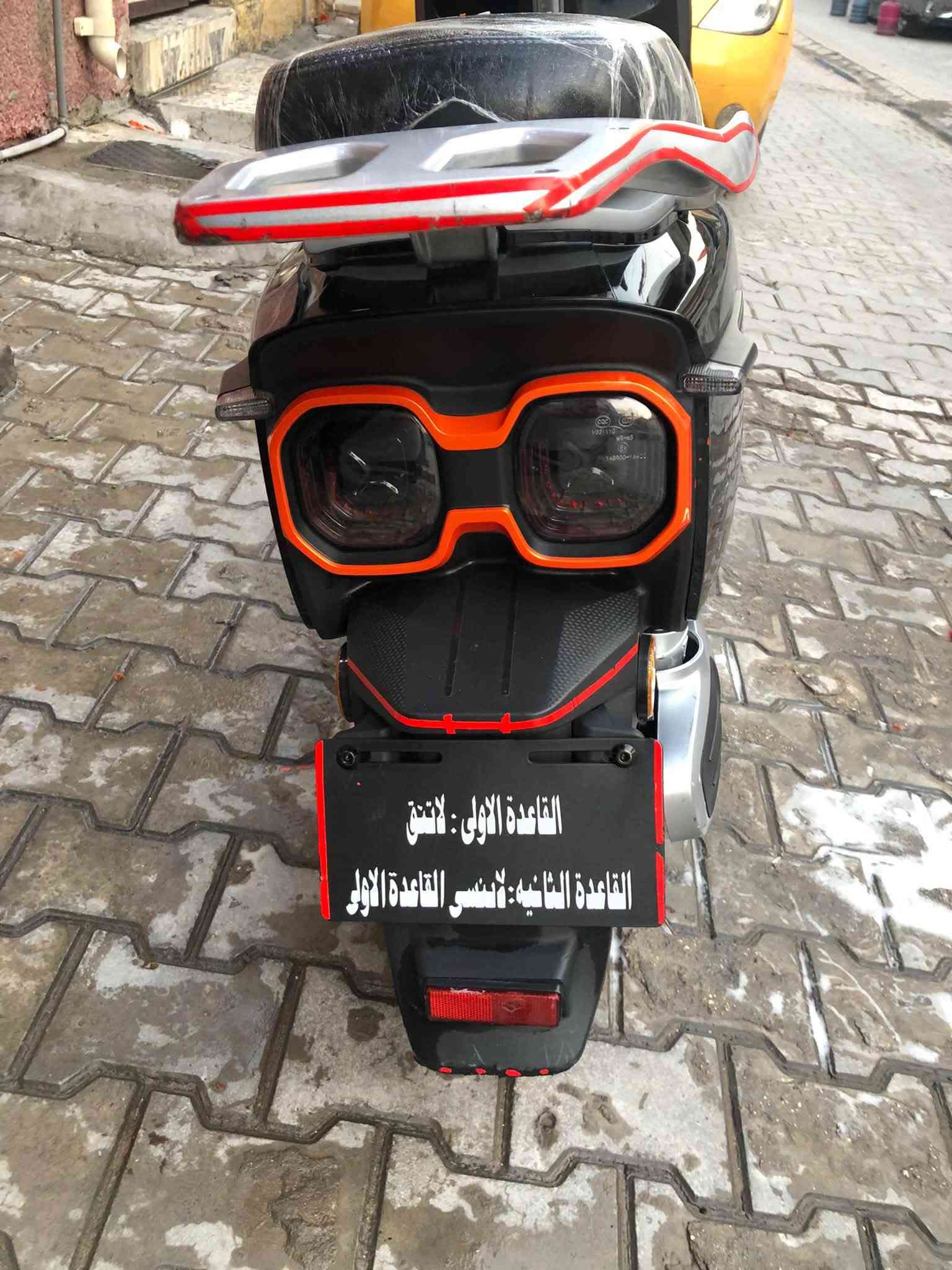 سلام عليكم شباب دراجه شحن البيع نوع تالج  ام  عيون جيل ثالث الحديث  دراجه
وجاهزه /مواصفاتها👇

بطاريات عدد (6) كبار دبل 🦾

3سرعات 
تحمل شخصيان
تشغيل  نضامين بصمه او سويج🥇
سرعه الدراجه60
تتحمل وزن عالي جدا🏋🏻‍♀️
نضام  تشغيل عن بعد🤺✅
نضام السرقه 🥷🏻🏃🏻‍♂️
تمشيك (50) كيلو✈️
لون الدراجه مميز كلش
بصمات 2❇️
سويجات 2🛜
كلوب لد ابيض عالي ناصي🔦💕
استان صفح🔆
استان تعليك 🔱
السعر/٧٢٥
اي استفسار اتصال ✅👇

***********

مكاني بغدادالحريه    ملاحضه دراجه/ بيها جم شخطه معالجها تكحيل بطاريه تقرى13/5 يعني بعدها بنشاطها لان نوع بطاريه كرافين
