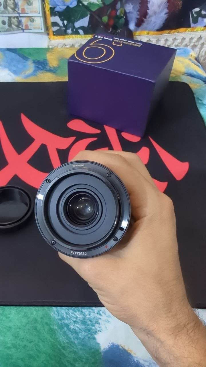 عدسة الترا وايد زاوية الروىية 9mm/ تحكم يدوي 
فتحة العدسة خمسة /.6
مخصصة لكامرا كانون فول فريم 
canon RFmount 
السعر 400 بغداد, العراق
