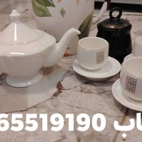 قوري • فناجين • صينية