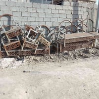 طقم حديقة • كراسي ٤ • ماصات ٥