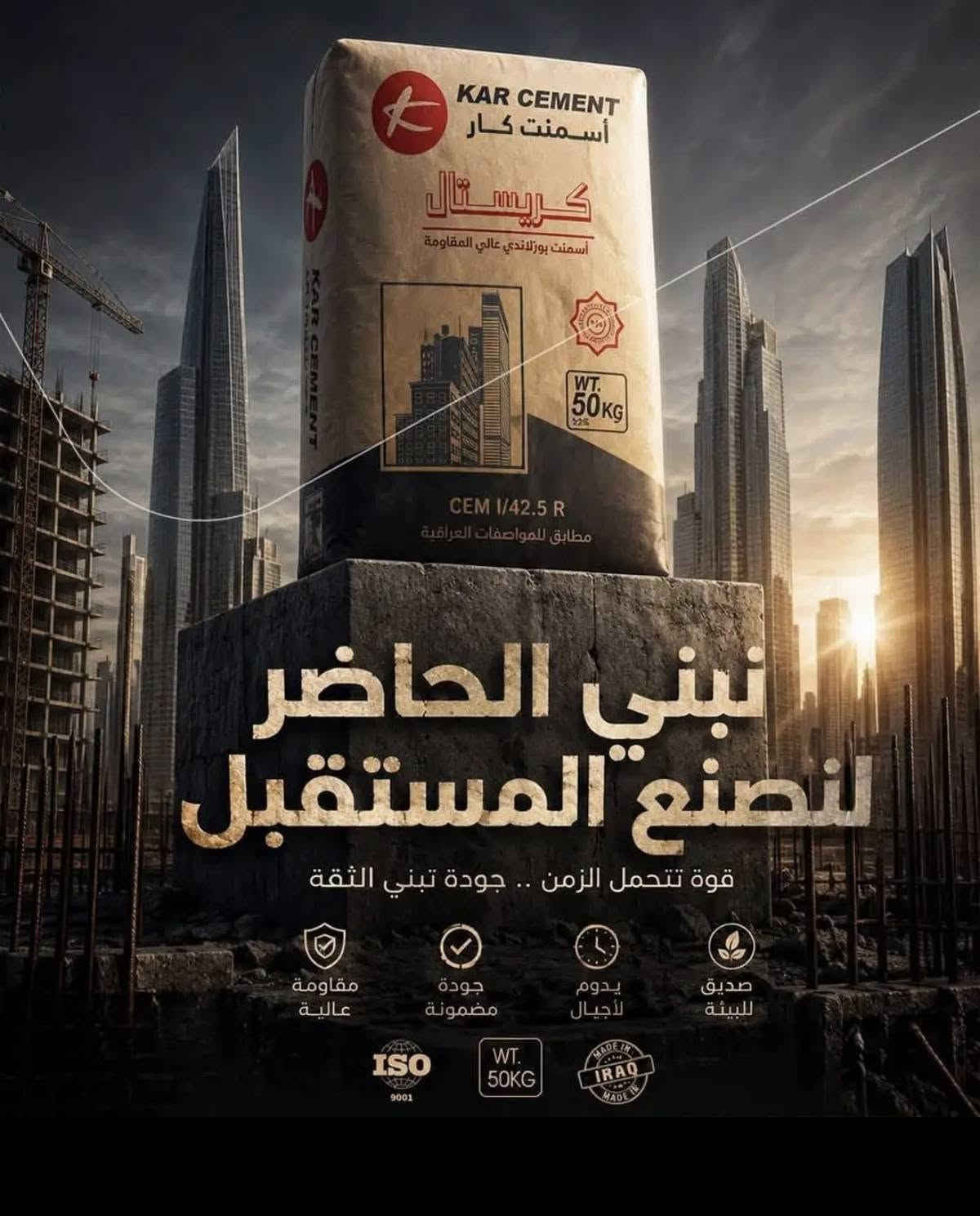 أسمنت المبروك • أسمنت الفلكون • توصيل البصرة