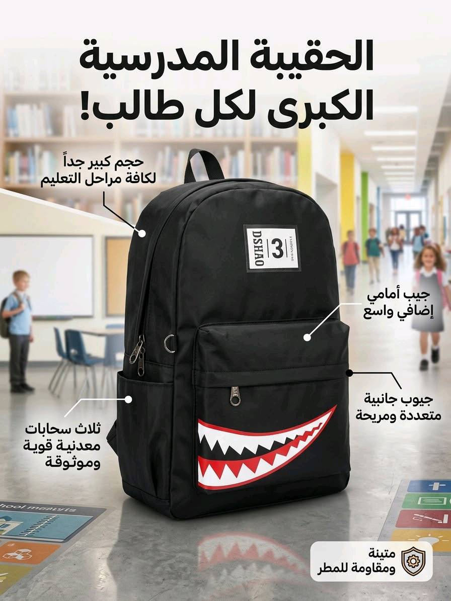 السلام عليكم 👋
🦋 متوفر لدينا حقائب مدرسية🎒
💥 بأسعار تنافسية 
💬للحجز وللأستفسار مراسلة الصفحة أو المراسلة واتساب ***********
🚚 يوجد توصيل الى جميع المحافظات