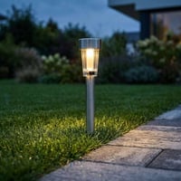 مصباح حديقة يعمل بالطاقة الشمسية Solar lawn lamp  🔹تمتاز بتشغيل أوتوما...