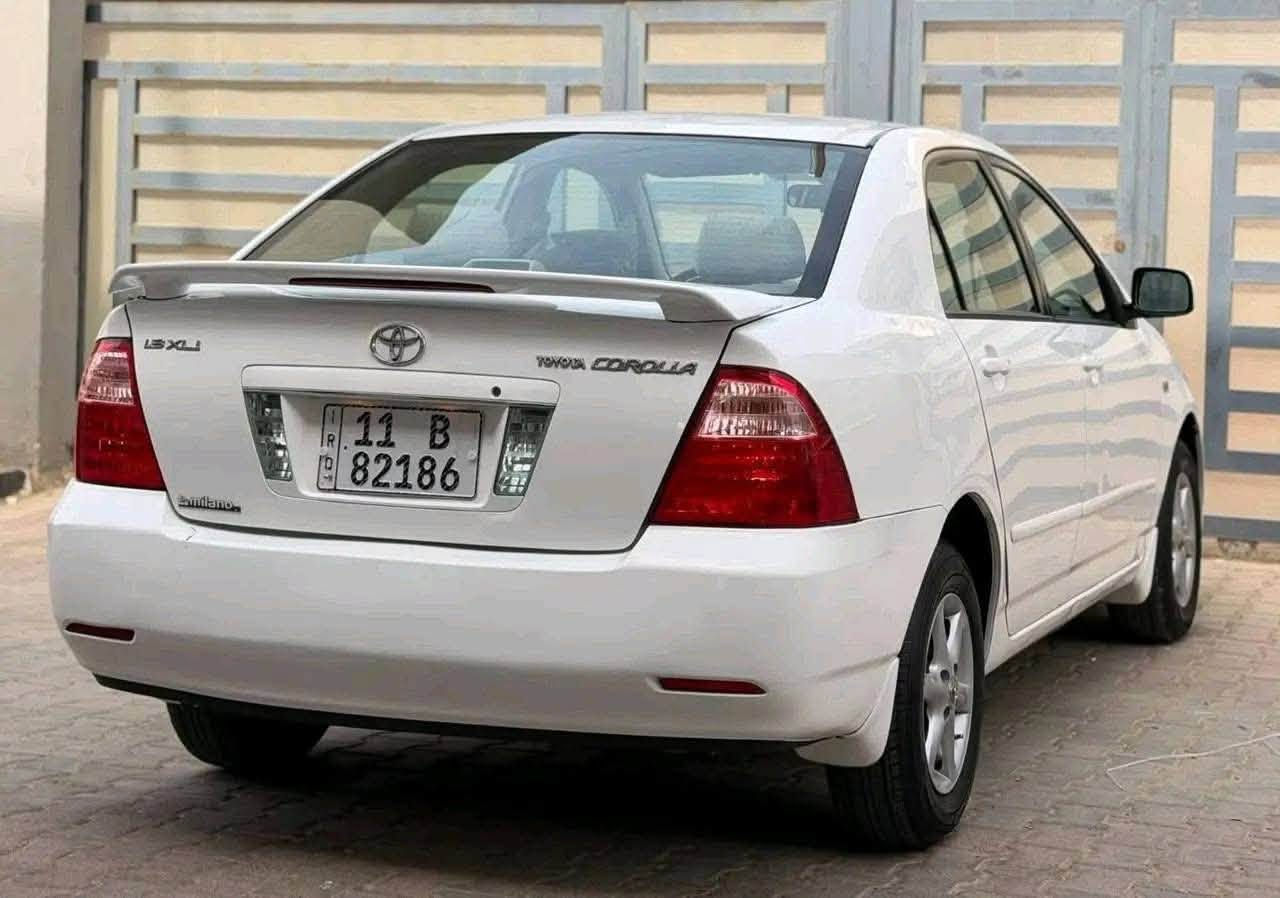 كورلا بيكاجو 2006 ياباني اصلي
سيارة جديدة بمعنى الكلمه 
السعر 97$
مكينة 1800 المرغوب 
تبريد ثلج داخل صاج بيجي 
ريمونت بلادي
باتري جديد
‎جام كهربائي
‎تخم تاير 
‎ويل كاب
‎كير اوتوماتيك 
‎كير مكينة صدر كله مكفول 
‎رقم بغداد إنكليزي تحويل ثاني يوم 
‎مكفولة كفالة عامة عدى تكحيل كارت أربع أصابع بالباب جوى التريشه وتكحيل كارت فوك قبق البانزين كد شبر فقط 
مكان السيارة بغداد الكراده  
للاستفسار ***********
