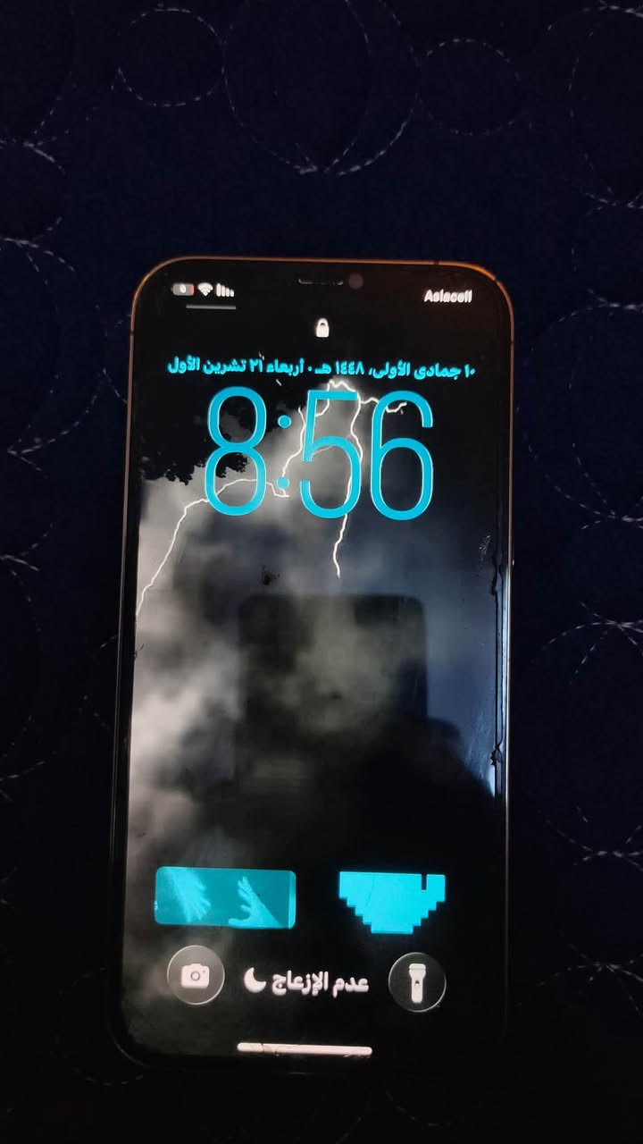 آيفون ١٢ برو ماكس • ذاكرة ٢٥٦ • شاشة مبدلة