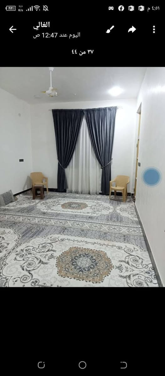 مكتب ولايه علي 

بيت للبيع المساحه 150متر طابو زراعي سند 25 بنيان درجة اولى جناي 

الأساس والسقف صب كونكريت بنيان طابوك جاهز ماعايز شي 

يحتوي على غرفتين نوم وصاله واستقبال ومطبخ وصحيات داخليه وخارجيه وطارمه ومكشوفه 

العنوان البراكيه شارع المطار القديم نهايه شارع علكم شارعه 10 متر 

السعر المطلوب 60 مليون وبي مجال 

للاستفسار إتصال أو واتس اب 
*********** أبو علي 

*********** علي العبدلي
