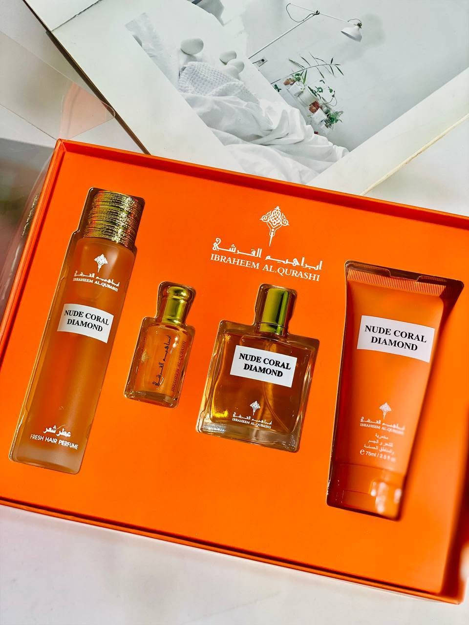 ✨ عالم من الفخامة والتميز ينتظرك مع مجموعات "إبراهيم القرشي" الحصرية! ✨
لأن عطرِك هو هويتك، جمعنا لكِ التميز والنعومة في بوكسات متكاملة تعتني بجمالك من الشعر وحتى الجسم 
❤️
🎁 كل مجموعة تحتوي على (عطر، عطر شعر، تولة مسك/زيت عطري، ومخمرية للجسم والشعر) لتمنحك ثباتاً يدوم طوال اليوم
🛍️ دللي نفسك أو أهدي من تحبين فخامة تليق بهم
#الحجزوالاستفسارخاص
#وتساب.  ***********
