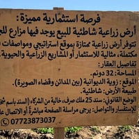 زوية الديوانية • ٣٢ دونم • شاطئية