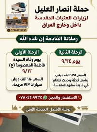 قم ومشهد • ١٢ يوم • سيارة VIP