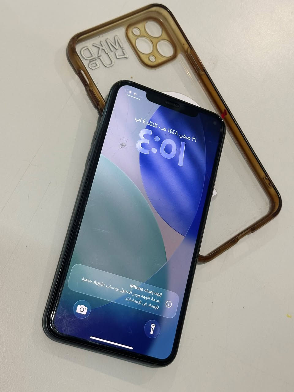 📱 للبيع iPhone 11 Pro – أخضر ليلي (Midnight Green) جهاز نضيف 100/100
السعة: ( السعة: 64GB / 256GB / 512GB)
اللون: أخضر ليلي
الجهاز شغال بكفاءة.
البطارية: ( النسبة 92) ملاحظة بطاريه مبدله بل خارج شركه ابل
الشاشة: كسر بل لزكه فقط.
يأتي مع الكفر.
💰 السعر: (350 وبي مجال) 📍 الموقع: (بغداد ) 📩 للتواصل: خاص أو اتصال. ***********
*الصور المرفقة توضح حالة الجهاز بشكل كامل.*
