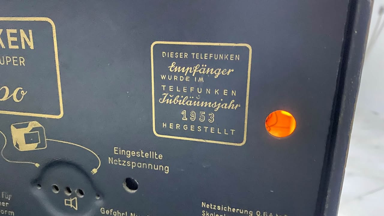 راديو كلاسيك • Telefunken • ١٩٥٣