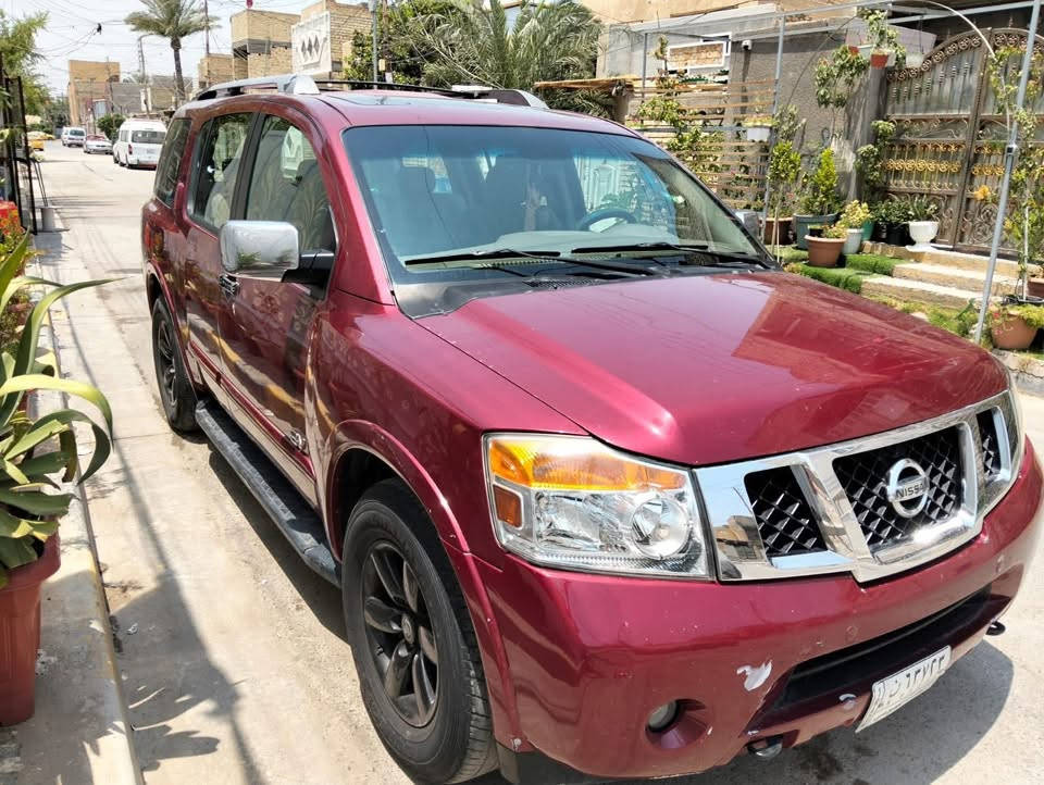 للبيع او مراوس حسب القناعه 
ارمادة 2008 خليجي مكفول من المكينه و الكير و التبريد و الصدر  بيه اماكن صبغ بسيطه و بعض النواقس البسيطة رقم بغداد باسمي تحويل ثاني يوم مكان السياره بغداد الحسينية مال راشدية متواجد واتساب على الرقم ***********
