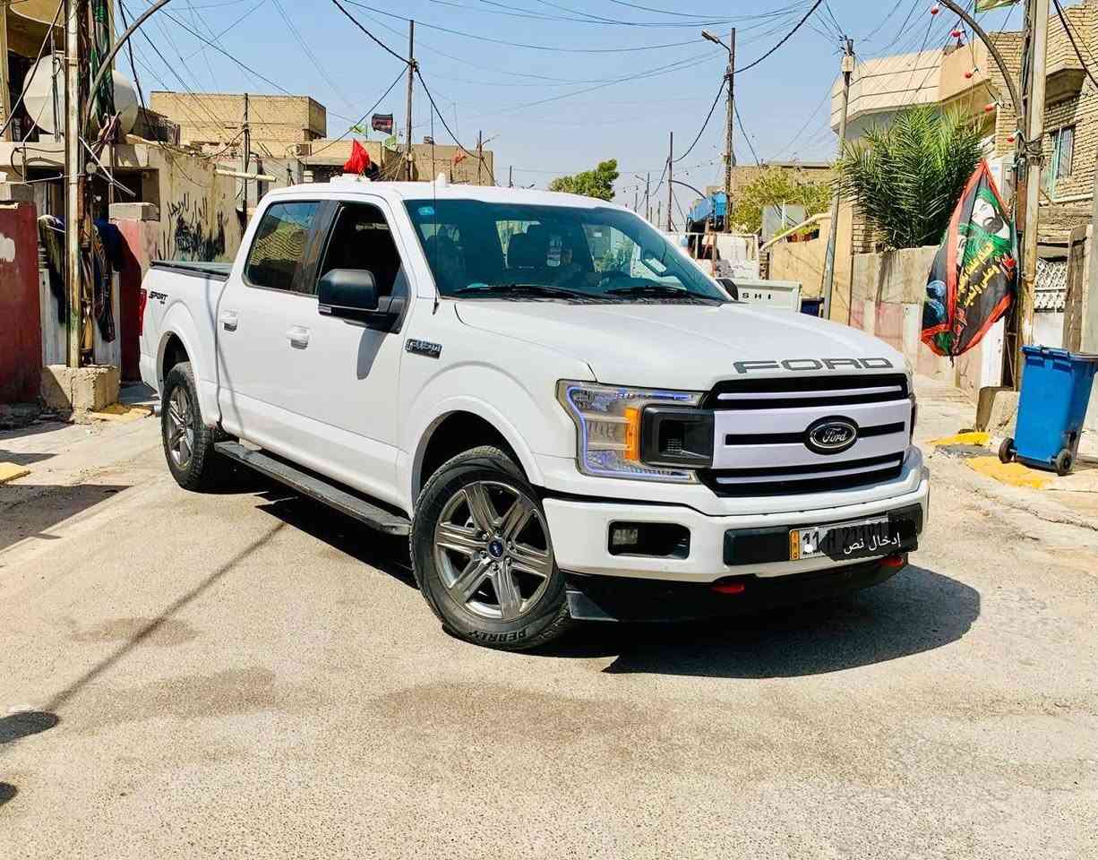 فورد F150 باب طويل بودي قصيرموديل 2018 محرك 6 توين توربو دبل اكسل مواصفات السياره XLT كشنات كهربائي وهيتر كير طرح 10نمر حساس خلفي كامره خلفيه لايتات ليد مرايات اشاره وتعتيم سكليتر يرفع وينزل كهرباىي تشغيل عن بعد كود بل الباب تبريد + ثلاجه  كير محرك اكسل كلها ابشرط رقم وسنويه وهزه كلها جديد باسمي ثاني يوم تحويل السياره ماشيه 26  ميل وبنسبه للحادث بنيد وباب خلفي بدي وارد امريكي السياره  صبغ جامرلغ وبنيد  دواخل بدون ايرباك بدون لغود بدون شاصي مكان السياره بغداد
السعر 190 وبيه مجال الشراي
رقم *********** بغداد, العراق

نص مكتوب في الصور:
- إدخال نص