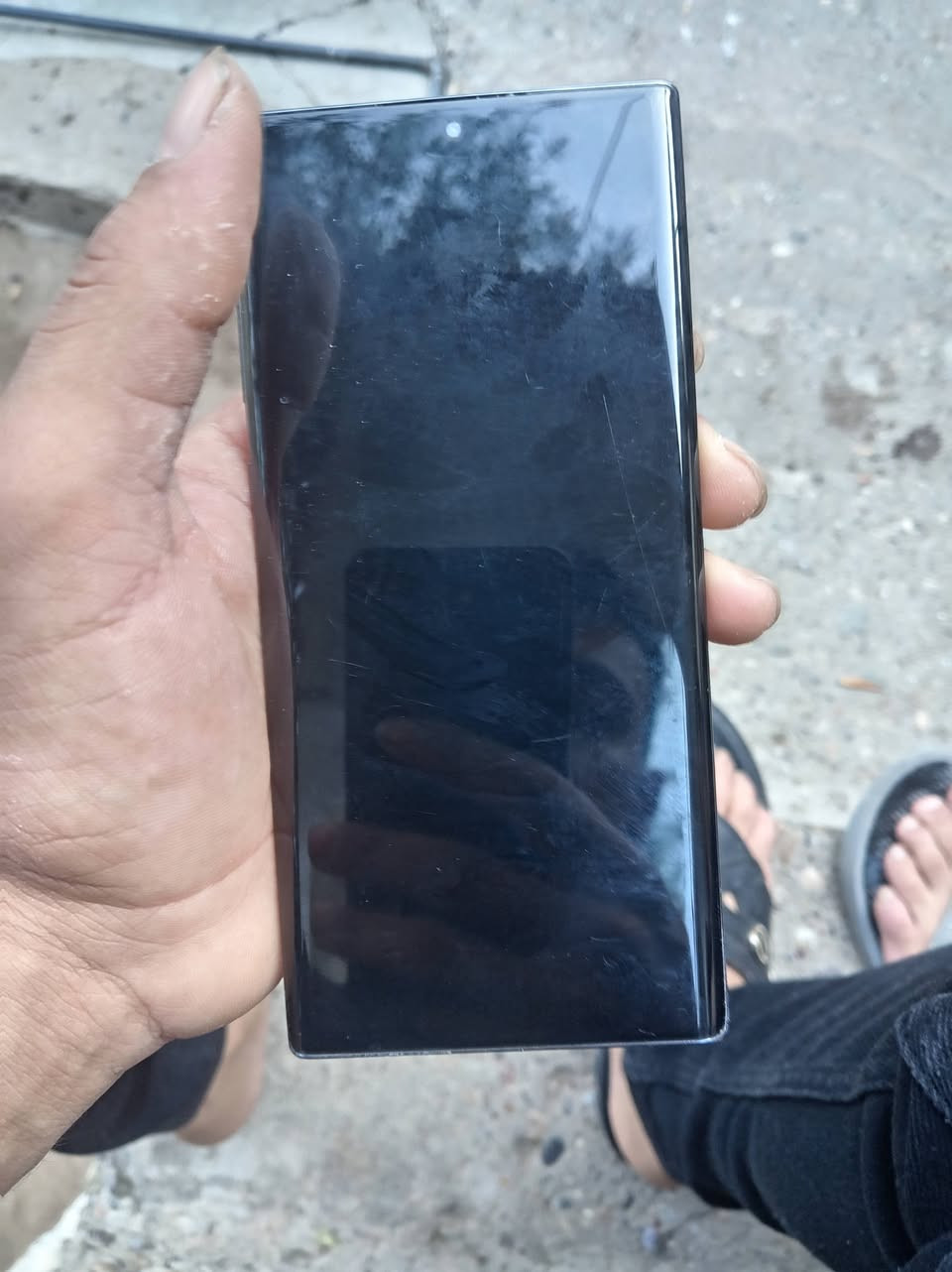 نوت 10 بلس • نظيف • ظهر مكسور