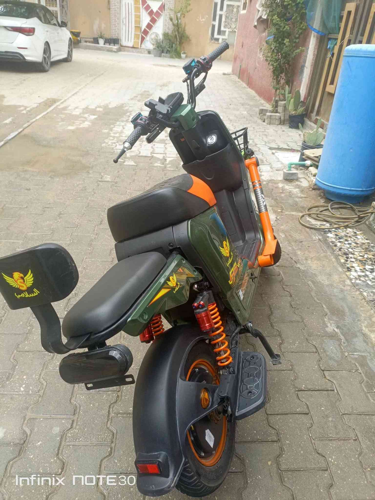 السعر 500 وبيه مجال
السلام عليكم دراجه r9 pro  2026 الدراجه نضيفه مو بس حچي قفل ستيرن ام بي ثري شاشه اعطال اشاير يمنه يسره ودبل اشاره مثبت سرعه✅ هورن وبك لايت عالي ناصي زنون واصفر ملف 1800w نحاس تربع نمر سرعه 70 حقيقي الدراجه مكفوله من حته الشخط العنوان كربلاء ***********

نص مكتوب في الصور:
- Infinix NOTE 30
- Infinix NOTE30