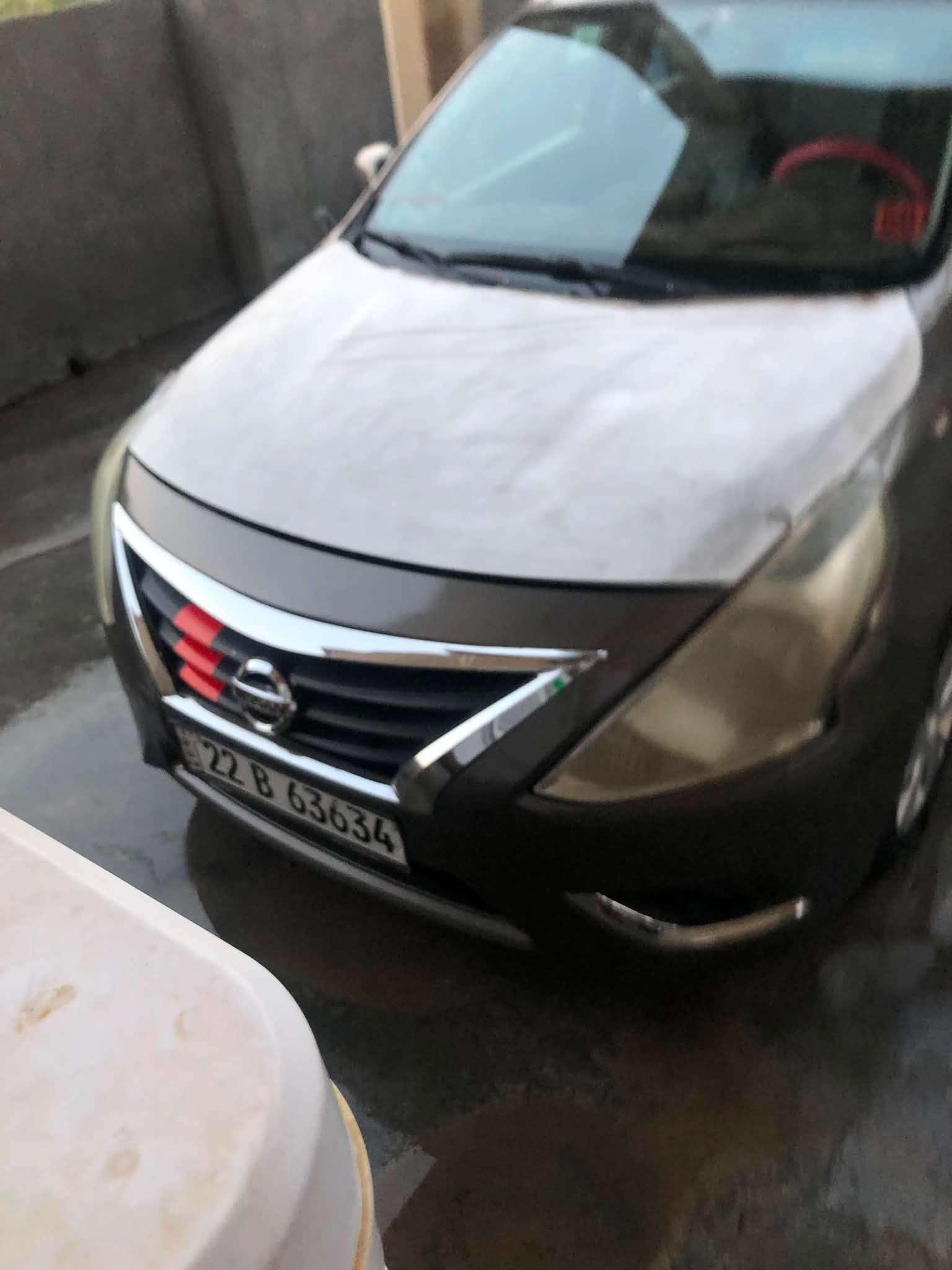 نيسان صني هندي 19 حادث بجم او قبق جنطه *********** السعر75

