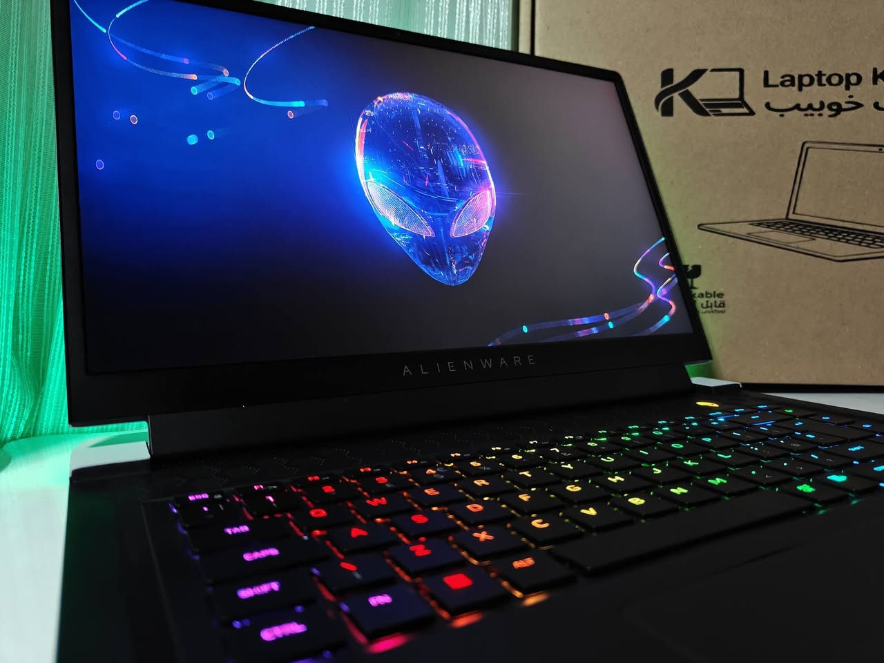 🔥 Alienware x15 R2 – الأداء الخارق والتصميم المستقبلي (Lunar Light)! 🔥

​💻 المواصفات التقنية:
​🧠 المعالج (CPU): Intel® Core™ i9-12900H (الجيل الثاني عشر، 14 نواة، تردد يصل إلى 5.0 GHz لأعلى مستويات المعالجة)

​🎮 كرت الشاشة (GPU): NVIDIA® GeForce RTX™ 3080 Ti (بسعة 16GB GDDR6 VRAM بقدرة تصل إلى 140W TGP، ذاكرة ضخمة وقوة تشغيل جبارة لأقوى الألعاب والتصاميم)

​⚡ الرام (RAM): 32GB LPDDR5 (ذاكرة فائقة السرعة للتعامل مع أثقل البرامج والتطبيقات بمرونة عالية)

​💾 التخزين (Storage): 1TB NVMe M.2 SSD (مساحة واسعة وسرعة استجابة خاطفة لنقل البيانات والتخزين)

​🖥️ الشاشة (Display): 15.6 بوصة QHD (2K) بتردد خيالي 240Hz (تفاصيل دقيقة جداً وسلاسة مطلقة في الحركة والألعاب)

​❄️ التبريد: نظام Alienware Cryo-Tech™ المحترف مع تقنية التبريد بالسائل (Liquid Metal) لأداء ثابت واستقرار حراري ممتاز

​✨ حالة الجهاز: مستعمل بحالة الزيروو ونظيف جداً (بەکارهاتووی خاوێن و بێ کێشە)، مثالي جداً للألعاب الثقيلة، صناعة المحتوى، الرندر 3D، وبرامج التصميم الهندسي.

​📞 للتواصل (واتساب أو اتصال): ***********

​📍 العنوان: كركوك – بنجا علي (کەرکوک – پەنجا عەلی)

​🏢 شركة خوبيب للابتوبات (Laptop Khubaib)
