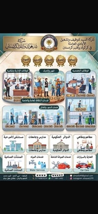 كركوك حي النصر • دوام 8-5 • تدريب وتأهيل