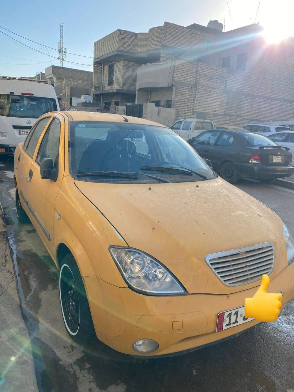 بسم الله الرحمن الرحيم للبيع طيبه مديل ٢٠١٥ صفره تحويل ثاني يوم رقم بغداد انكليزي سياره مكفوله من الصبغ وضربه بيها طخات بصيطه سيارة تبريد ثلج حماوه طبيعيه صدر جديد درايم شفتات جديد بس بيه خيط تبخير كهربائياتها شغاله كلها سياره مرتبه وخير من الله مال عيشه مكاني بغداد الكرخ تقاطع درويش ***********
