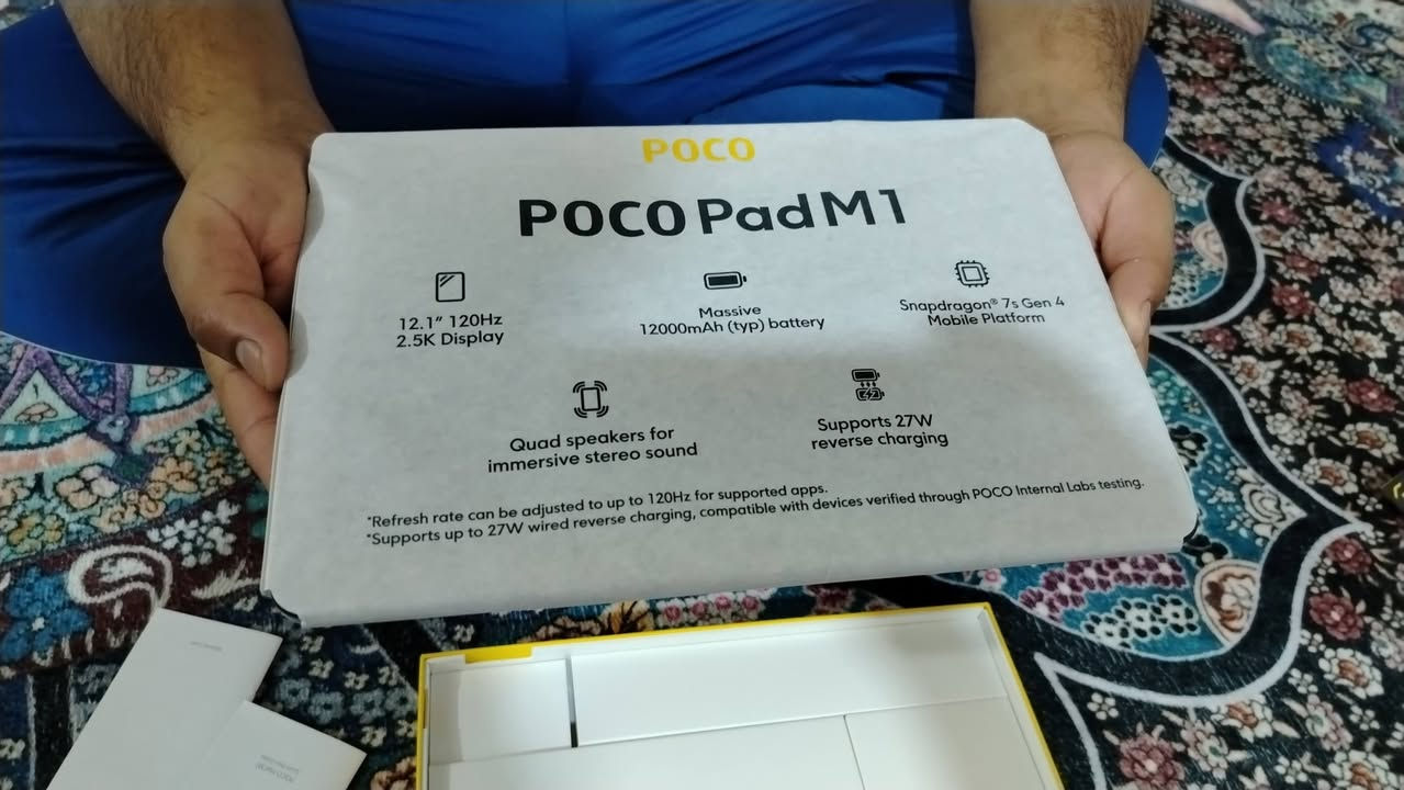 بوكو باد M1 • 256 • بطارية 100%