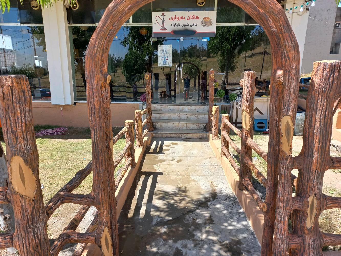 ديكورات حدائق • نافورة • شلال