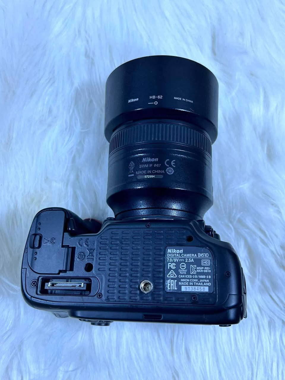 📸 عرض خاص للبيع - Nikon 610D 📸
كاميرا نيكون D610  فول فريم بحالة ممتازة ونظافة فول 💯
🔹 مواصفات وتفاصيل الكاميرا:
 العدسة:Nikon -85 mm فول فريم  الممتازة والشاملة
🎒 الملحقات الكاملة:
 رام ذاكرة .GG.16
 جنطة كتف
 حزام كاميرا
 شاحنة أصلية + بطارية
💰 السعر:  خاص 

📞 للتواصل والطلب: ***********
