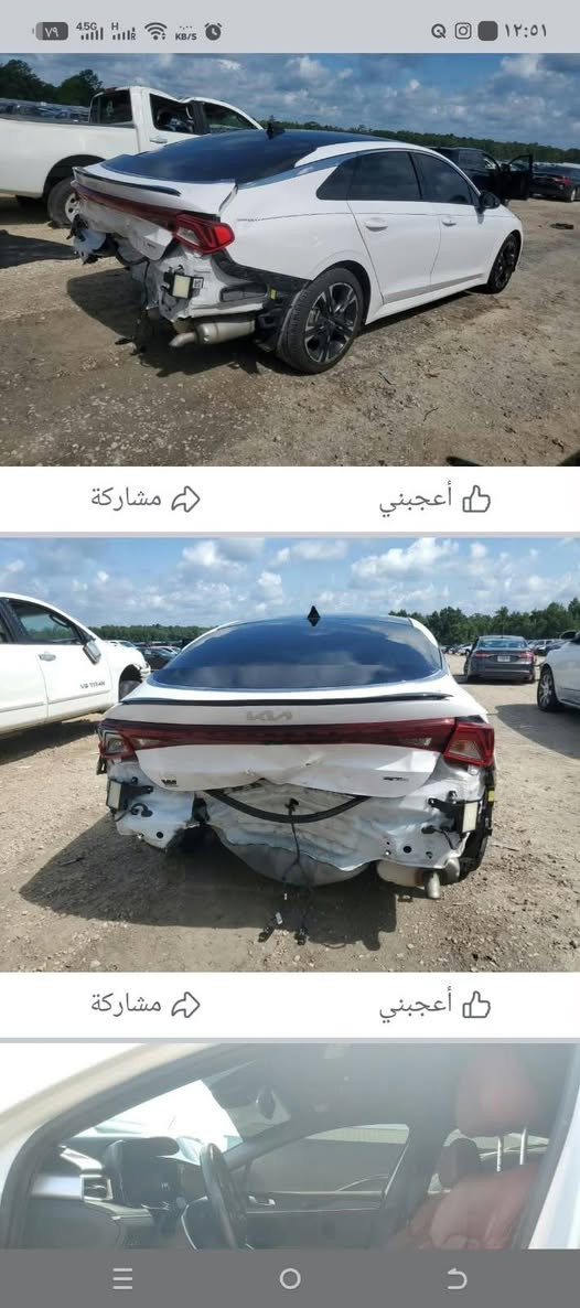 جي تي لاين • موديل ٢٠٢٣ • حادث خلفي