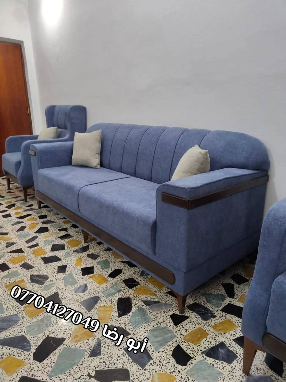 🌹🏠🏡(مجمع الأميرات للأثاث) 🏡🏠🌹

 اللـــــــــ(صلِ ؏ محمـﺩ ﯛال محمـﺩ ﷺ)ــــــــهم

⚜️ من بيت الزبون ⚜️                                      🧿🧿

#تم_إكمال_ديوان_الأخ__أبو_نور 🌷🌷
تخم تفصال مودرن تركي عصري ومميز 🛋️ 
 مــوديــل ______(( ميراي ))
 بضمان ســنــ5ـــوات 🕰️
صناعة عراقية 100% 
شغل درجة اولى⚒️
أرجل خشب ماركه قوية
خشب جام روسي بلوك احمر 
اسفنج اكسترا ١٠ سنتم 
قماش تركي النوع الثقيل... 
نعمل كافة الموديلات والالوان 🎨 حسب الطلب والقياس
مع الضمان الحقيقي 💯💯✍️

البيع بالنقد وبالتقسيط المريح💵💵

للـــــــــحجز والاســـــــــــــتفسار مراسلة الصفحة 📩
اوالاتصال على الرقم ⬇️
📞*********** (ابو رضا)
احمد الأرناؤوطي 

تتوفر خدمة توصيل داخل ديالى 🚚
_________________________________________________

🌍العنوان 📍📍ديالى /ناحية جديدة الشط/ البعبدي /قرب مضيف الأمام الحسين_مجاور مثلجات ليمونه 

           ❤️❤️ٱهـُ‘ـُلُٱ وٌسُـ‘ـُهـُ‘ـُلُٱ بُـ‘ـُكُـ‘ـُمُ❤️❤️

#مجمع_الأميرات_للاثاث
#ديالى #ناحية_جديدة_الشط

نص مكتوب في الصور:
- *********** أبو رضا