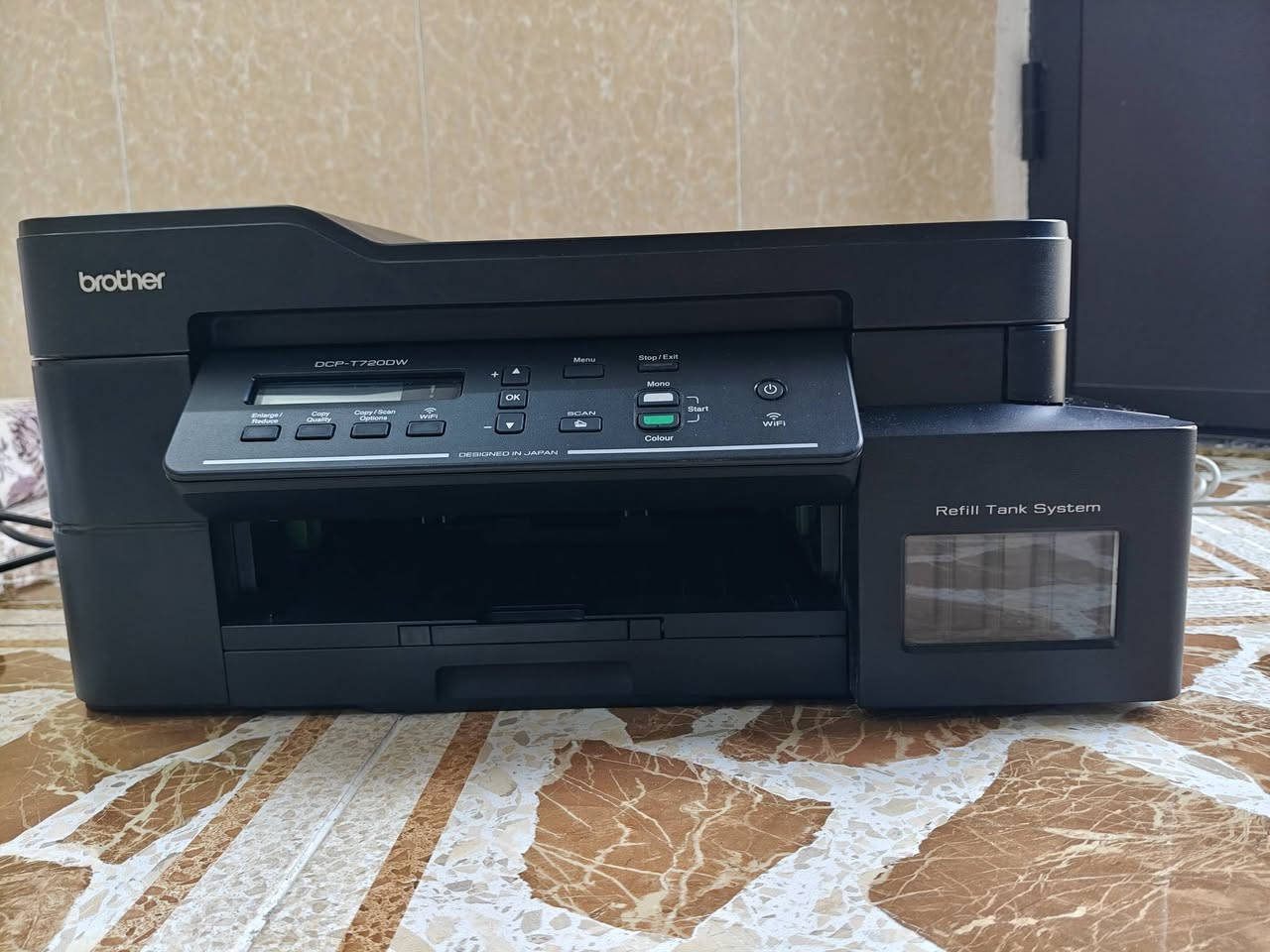 طابعة برذر • نسخ وجهين • وايفاي