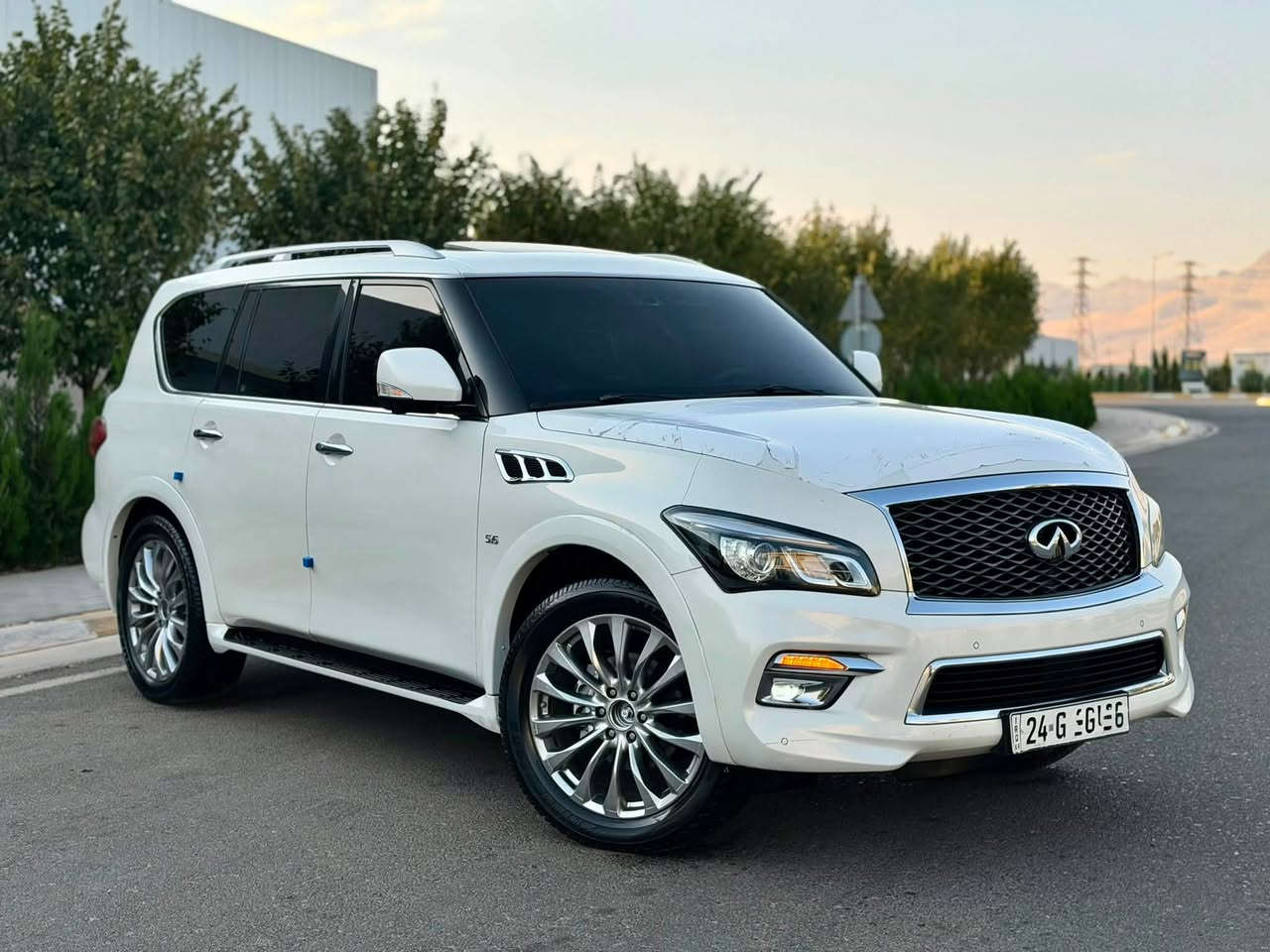 ‏ INFINITI QX80 2016
أنفنيتي QX80 موديل 2016 فول فول مواصفات ١/١
مواصفات خليجي وكالة شريك سردار ✅
سيارة جديد مثل شريكة 📦📦🧿🧿
-----------------------------------------
مكان🌆: سليماني                   
 سعر💵:  219$ 
تليفون 📲: *********** 
  -----------------------------------------
▫️محريك V8 5.6L تمانية سلندر
🔹گير و محرك بشرط برغي مامفتوح شرط📦
🔹بدون صوت و صرف و خلل كل بشرط فحص
🔹ماشيه 96  الف كيلو متر حقيقي 📦✅

▫️ بصمتين بلادي و سماعات و كتلوك كل موجود✅
 
▫️سيارة كلين تايتل وكالة شريكة سردار
🔹صار بلعراق ( باب خلفي و نص جملغ صبوغ )❌
🔹بدون داخل و بدون أيرباگ شرط فحص✅
🔹حتل دعاميات بيلادي بدون صبوغ 
🔹سيارة حيل حيلوة جديد جديد ماشاالله
🔹سيارة على وضع شريكة لوك لوك 📦📦

 
▫️مواصفات
{{ بصمة - سلايت - داخل بيجي - فورويل - رادار امامي و خلفي - رادار جانبي - ثلاجة -  خمس كاميرا - ٣ شاشة - تشغيل عن بعد - صندوق شفت - كشنات جلد - كشنات تتفيئة و تبريد - كشن و ستيرن خزن - كشنات امامي و خلفي كهربا - تيريد مركزي - حصاص امامي و خلفي - سماعة BOSE - مراي شفت - بغاغ لايت - داخل فورميكا - ڤوليوم - تحديد سورعة - لايت وزينؤن - بگلايت ليد - بعد }}
 
▫️اربع تاير و ويل حجم 22 بيلادي جديد جديد
🔹سيارة جديد ماشالله بدون نواقص
🔹سيارة شرط بدون اى نواقص گير و محرك و حدادي و كاهرباى كل بشرط
🔹سنوية و رقم جديد سنوي بأسمي تحويل غرامة بشرط
