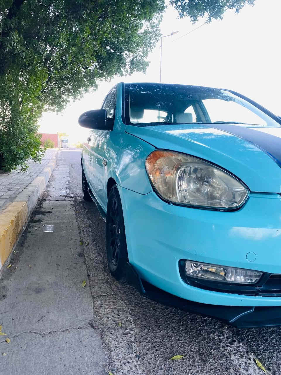 اللهم صلي على النبي 
لون مميز الوحيده بلعراق
اكسنت رياضي
موديل 2009
جاهزه من كولشي
صبغ عام تغير لون مغير بسنويه
تحكم 4جهات
شاشه +كامره دواره ويه الستيرن
منظومة زنون 
كشافات ضباب
كشنات جلد
تحويل بغداد مشروع.وطني
عليه ادامه كامله من كولشي 
سعره 54وبيه مجال 
ملاحظه سياره محرك 1600رياضي صاروخ شرط دك 180ويه التبريد 
للمعلومات***********
