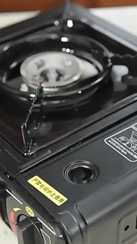 طباخ سفر • عبوة غاز • نظام أمان
