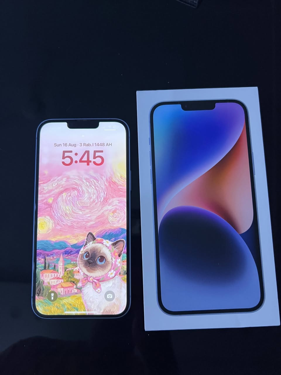 iPhone 14 Plus
الجهاز مكفول مابدل ايشي بي ولا مفتوح واستخدام نضيف

كامل ملحقات باكيت وكيبل الشاحنة 
شاصي مكفول 
ذاركة 128
بطارية 82
السعر ب675 
مكاني تنومة 
***********
