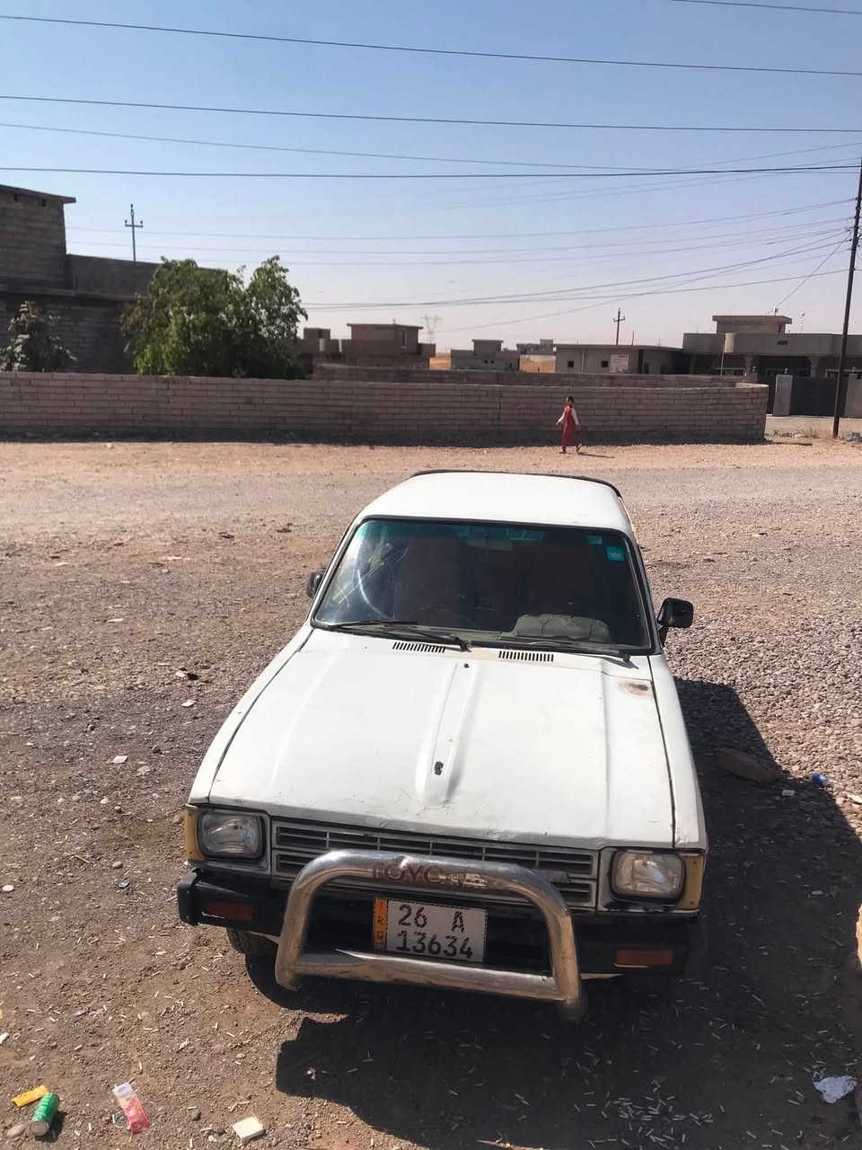 للبيع بيك اب موديل ١٩٨٣ رقم جديد سنويه جديد 
السعر ٣٠ وبيها مجال 
العنوان موصل النمرود قرية عمركان

***********
