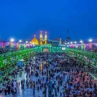 انطلاق ٩ليلاً • النجف كربلاء • مبيت فندق