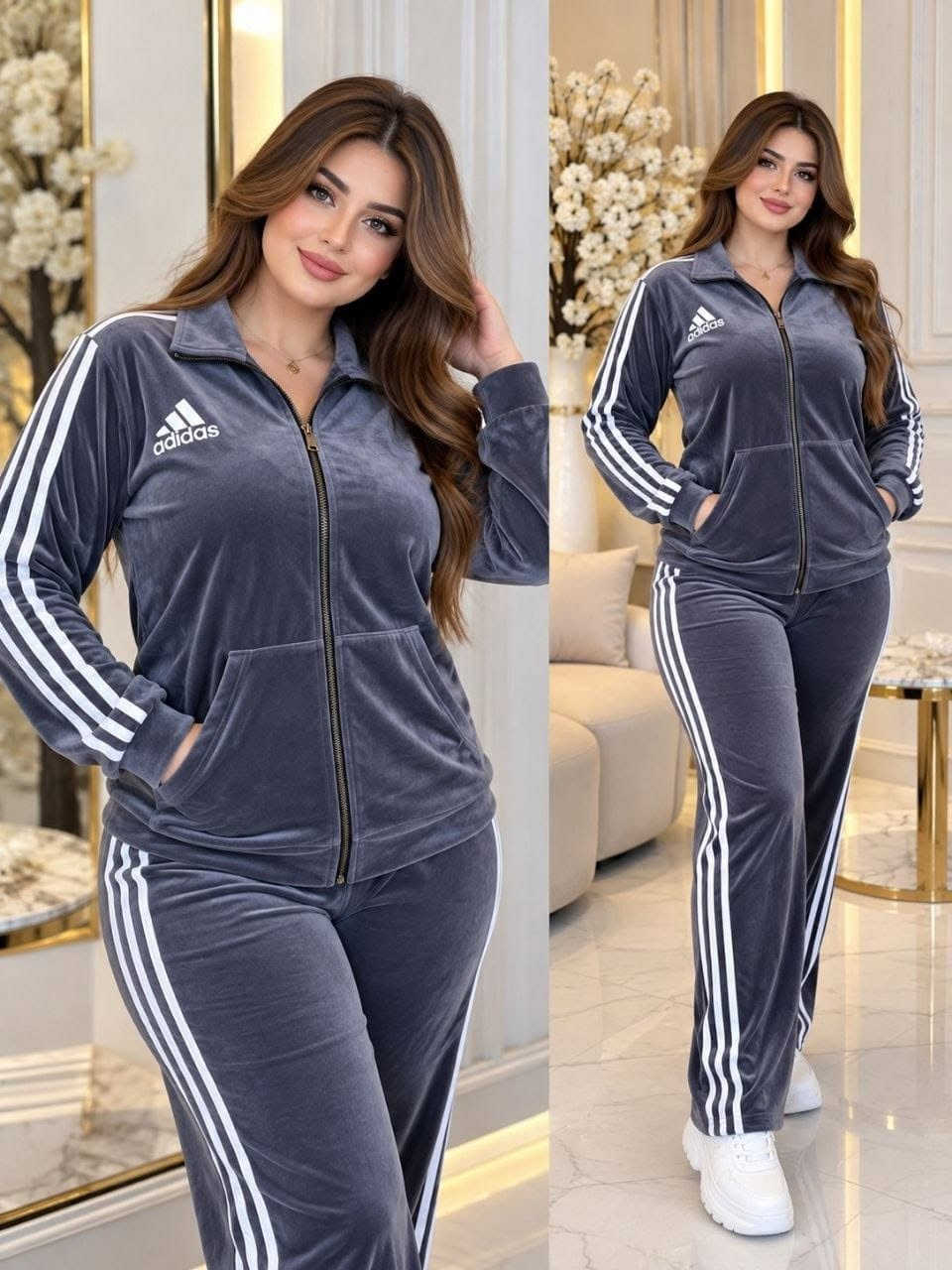 تراك قديفة • أديداس سحاب • L XL XXL