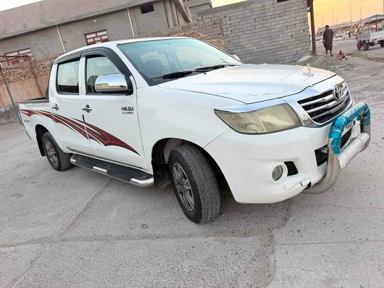 للبيع بسعر مناسب جدآ ب127 ويرهم مراوس
بيك اب لون ابيض
موديل 2010 امحدثه 14 
محرك شرط كير شرط 
تبريد وتدفئه شرط 
صدر جديد تخم تايرات جديد 
ماناقصها برغي رقم صلاح الدين مسطره
الضرر 3 قطع اماميه امبدلات وربع باب النفر وسونار مرفق بل منشور 
سنويه جديده بسمي تحويل ثاني يوم 
السعر 127وبيها مجال
العنوان صلاح الدين بيجي 
***********
***********
