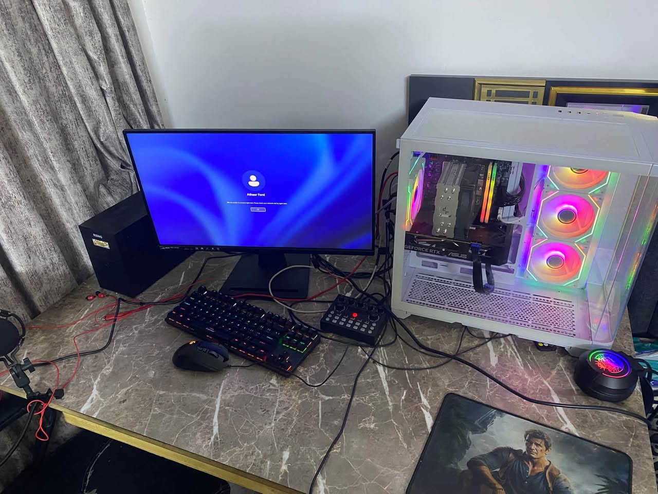 استخدام قليل
Ubs 3000 اوفلاين
شاشه msi 100فريم 
ماوس لوجتك 502 هيرو 
كيبورد ميكانيكي 
ابيع تجميعه كامله السعر 
كل القطع كراتينها موجوده
مليون و550
*********** 
مكاني بغداد الراشدية
