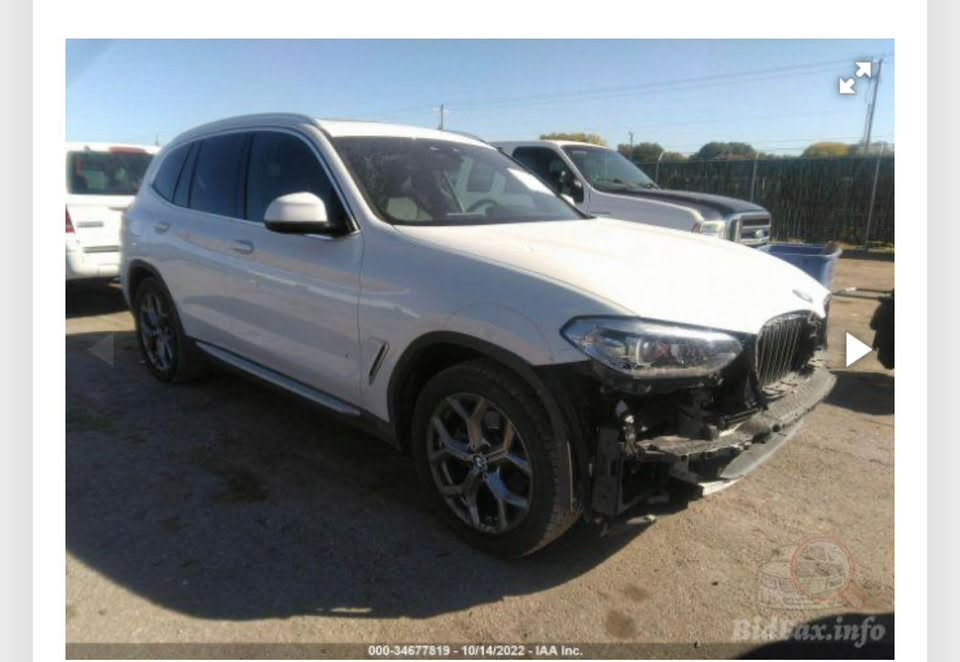 BMW X3  2021
وارد امريكي بدون ايرباك حادثها دعاميه وشخوط خفيفه بالبنيد 
والباقي كله مكفول من كلشي صفر مسج بدون تبديل  
ماشيه ٨٧  الف ميل رقم اربيل وييها كتاب تظليل 
 صيانه كلها بوكاله العروش 
محرك ٢٠٠٠ باي توربو
بانوراما رادار امامي خلفي نقطه عمياء كشنات خزن ميموري  قفل سرعه تحديد مسار شفتات كير بالستيرن هاند بريك دكمه اوتو هولد  ماوس شاشه حساس امامي خلفي تايرات رن فلات جدد
السعر 26000$ وبيها مجال 
مكاني بغداد المنصور
***********
