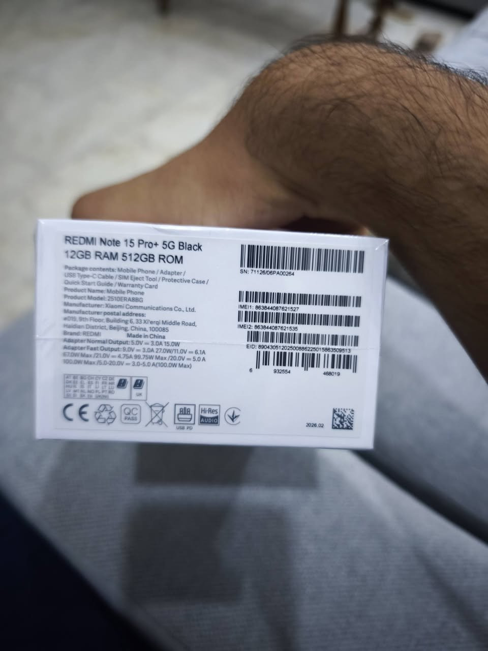 تليفون ريدمي نوت 15 برو بلص جديدددد غير مفتوح
Redmi note 15 pro plus 512gb -12gb RAM
نسخة 512 جيجا و12 رام، غير مفتوح حتى بلاستك ما شايله من الكارتون، حصلته هدية اريد ابيعه ب600، للبيع فقط بالبصرة وجه لوجه لان ما أريد ادزه توصيل وهناك ينفتح ويكلي لا ما اريده هسة ويرجعلي مفتوح الكارتون، جدا اعتذر منكم
الموقع : البصرة حي الزهور 
رقم : ***********
او رقم ثاني : ***********
موجود واتساب ورصيد
