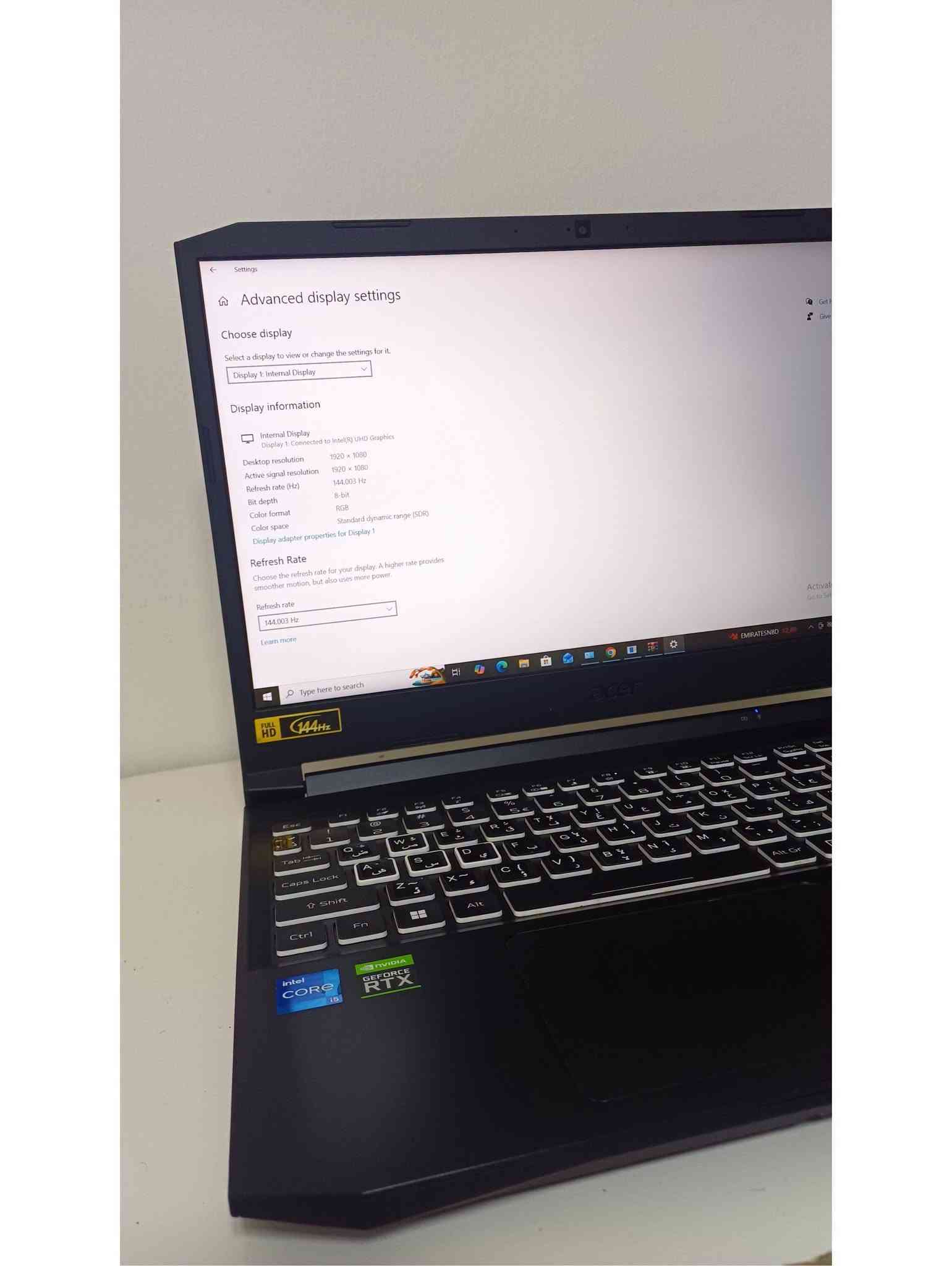 Acer Nitro 5 • i5-11400H • RTX 3050