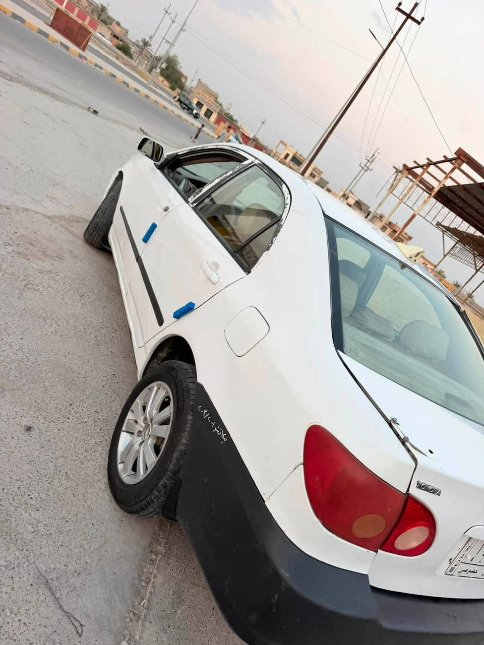سلام عليكم 

كورلا نحله 
رقم نينوي 
محرك 1800
موديل 2005سياره جاهزه صبغ بيها
مكانات ابيعك احزام بدون دوخل شرط
اليبل واحد سياره جاهزه محرك كير صدر تخم تايرات كلو شرط تبريد نقص غاز مكان سياره بيجي مراوس حسب القناعه اتصا ل ***********
