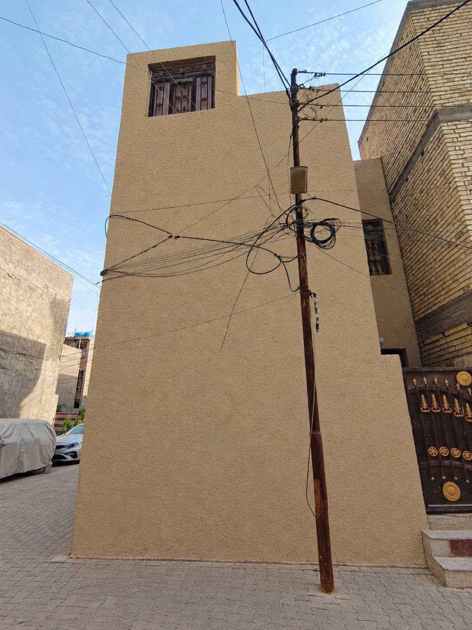 الدوره ظهر كلية الفارابي • ٥٨متر زراعي • غرفتين وحمامين