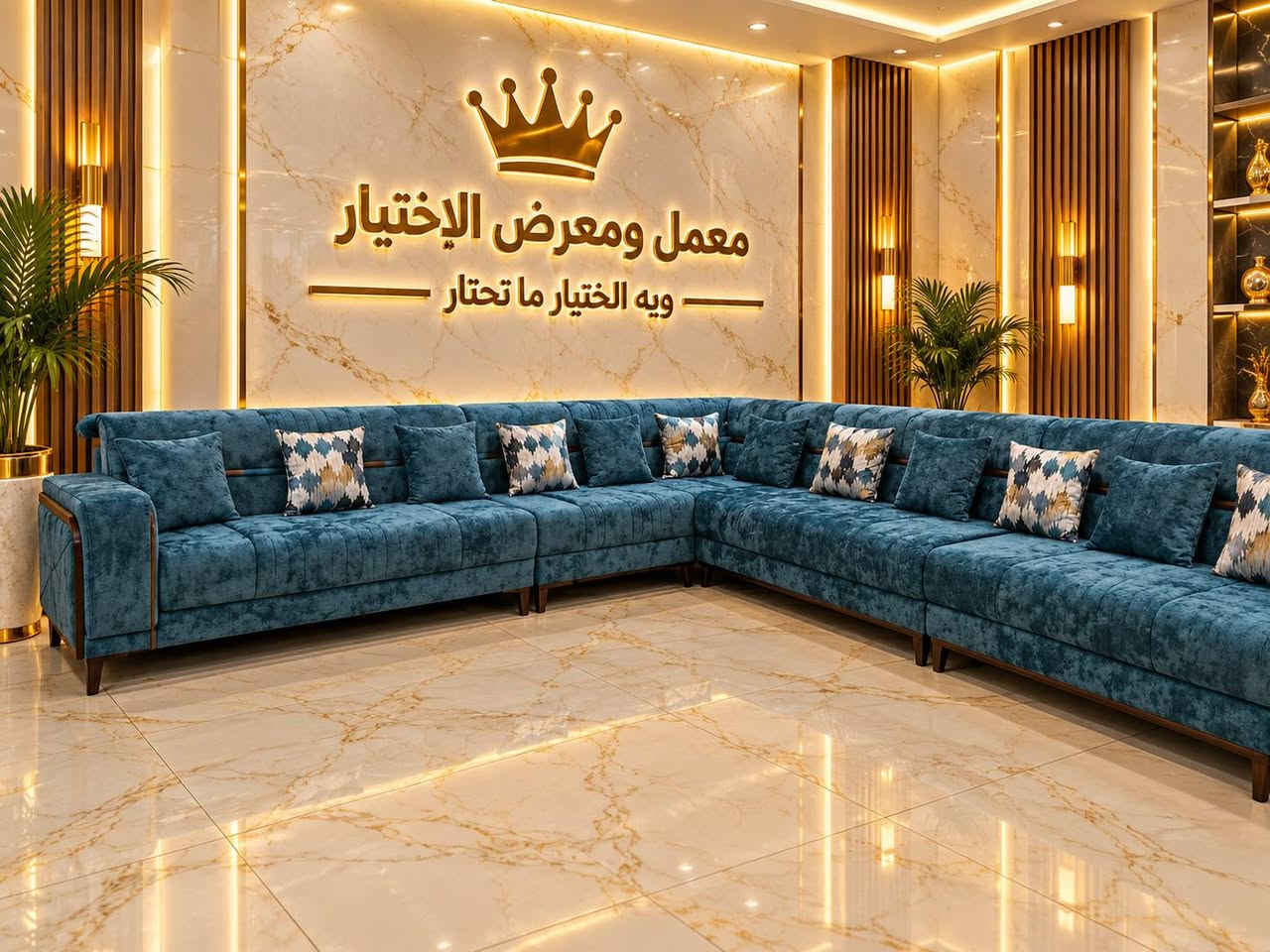 ✨والمتانة معمل ومعرض الختيار للأثاث الفاخر ✨
🛋️ جودة في الصناعة.. وفخامة في التصميم

نقدملكم أجمل وأرقى الموديلات، بتفاصيل مدروسة ومواد ذات جودة عالية، حتى نضمن لكم الراحة والمتانة لسنوات طويلة. ❤️

🔹 مواصفات التصنيع:
✅ إسفنج هاي إكستر (High Extra) بسماكة 9 سم.
✅ خشب بلوك بسماكة 18 ملم.
✅ تقسيم الخشب كل 20 سم لضمان القوة والمتانة.
✅ ضمان لمدة 5 سنوات مع وصل ضمان رسمي.
✅ يتوفر جميع الألوان 🎨
✅ يتوفر جميع الموديلات والتصاميم 🛋️

💎 عمل متقن.. جودة مضمونة.. وراحة تدوم

📍 العنوان: كركوك – القادسية الثانية – شارع أبو وليد.

📞 للحجز والاستفسار: ***********

🌟 ويه الختيار ما تحتار 🌟
❤️ الختيار.. عنوان الجودة والفخامة ❤️

نص مكتوب في الصور:
- معمل ومعرض الاختيار وية الختيار ما تحتار