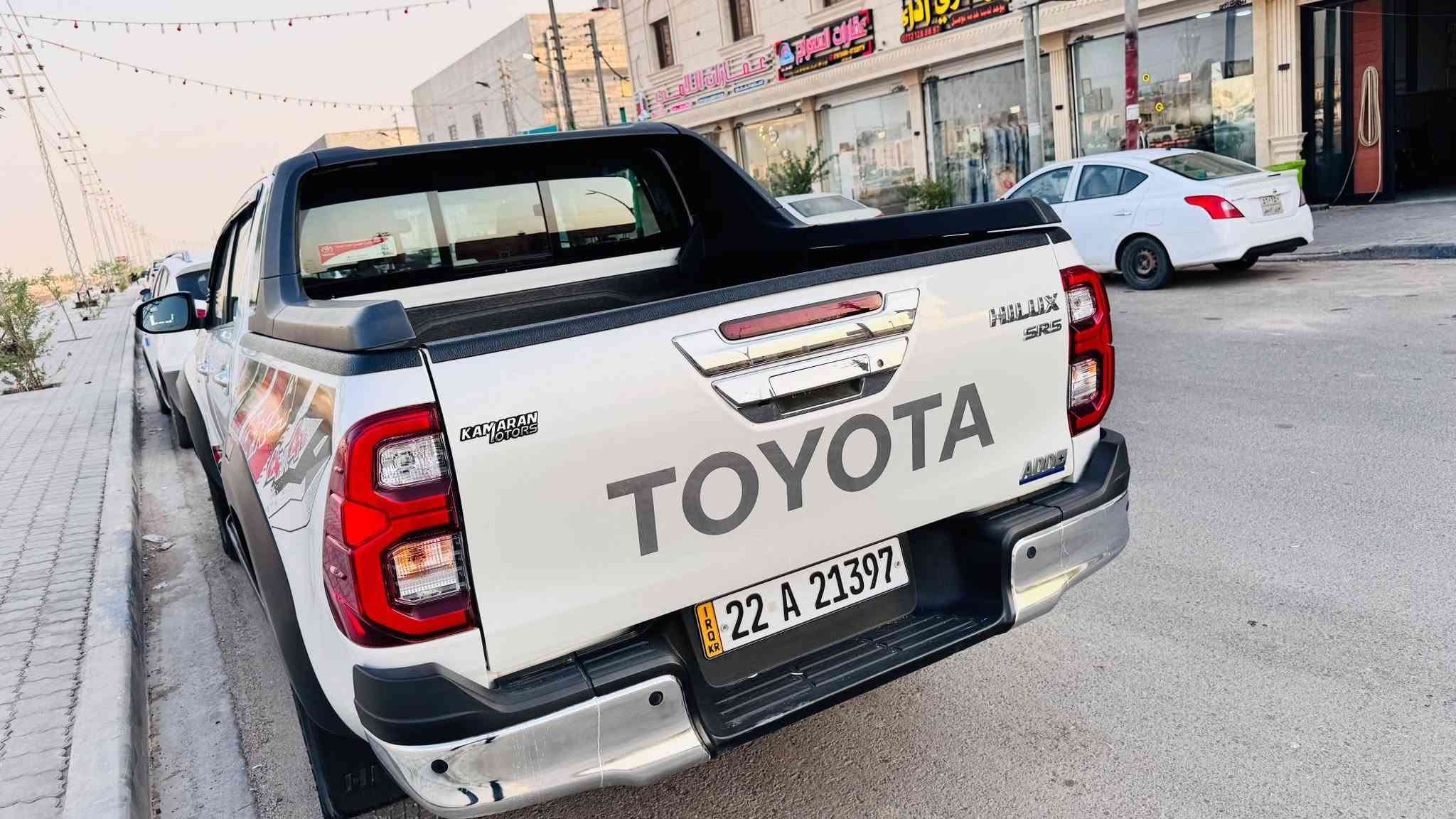 تيوتا هايلوكس 2025 TRD
سته سلندرV6
رقم اربيل 
شركه ساز بعدهي بلضمان
كفاله عامه 
ماشيه 23k
اوتوماتيك
نقطه عمياء 
تشغيل بصمه
بانزين
شاشه ابل كاربلي
شاشه جبيره 
تبريد شاشه
تبريد كشنات
تبريد خلفي
لايت زنون

مكان السياره البصرة *********** 
السعر 410 وبيه مجال
